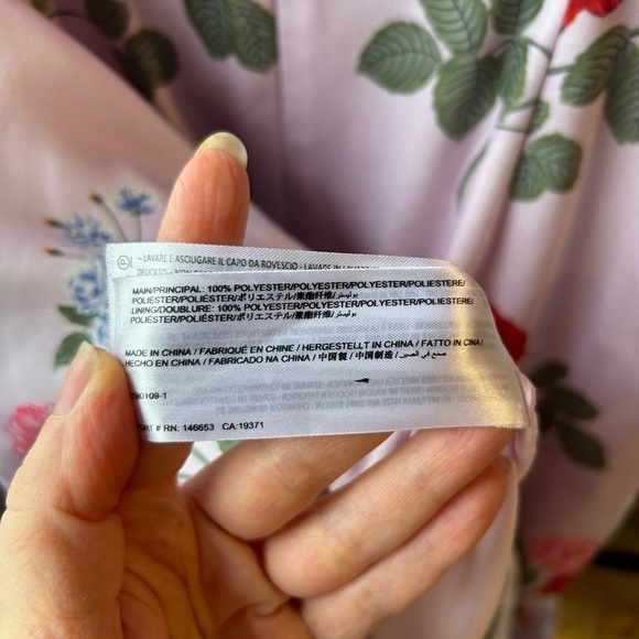 Keepsake The Label Pretty One Floral Ruffle Mini Dress in Lilac Floral - Picture 6 of 7